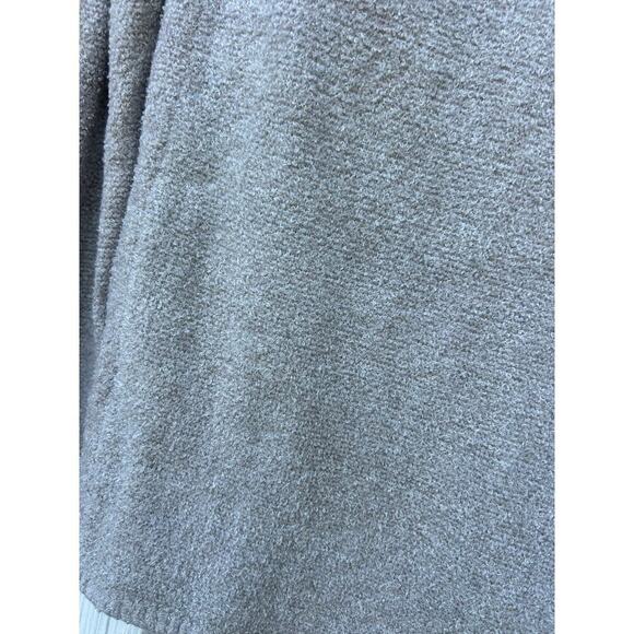 Barefoot Dreams CozyChic Lite Cardigan Beige Open Front Lightweight Sweater 8/10 - Picture 8 of 8